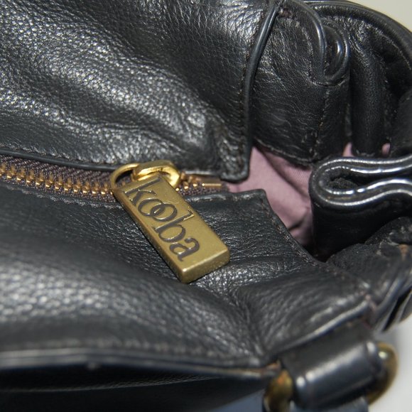 KOOBO Black leather Shoulder bag - Picture 6 of 11